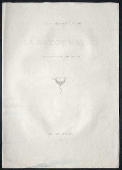 La Maison hantée, 1896. od Odilon Redon