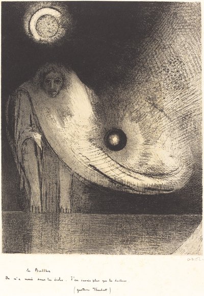 vzít Buddhu od Odilon Redon