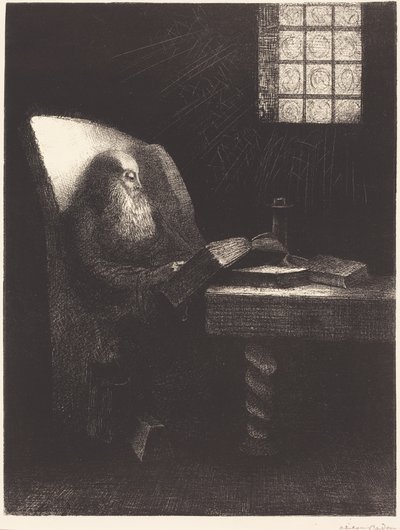 Čtenář (The Reader) od Odilon Redon