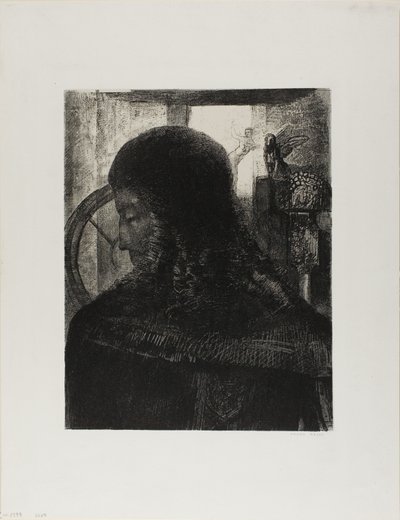 Starý rytíř od Odilon Redon