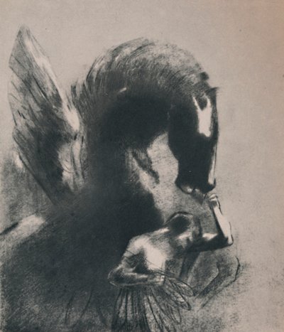 Pegasus v zajetí, 1889, 1946. od Odilon Redon