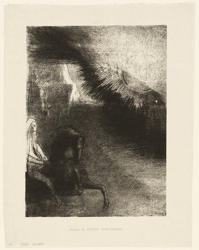 Pilgrim of the Sublunary World, deska 5 ze 6 od Odilon Redon