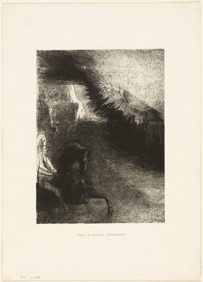 Pilgrim of the Sublunary World, deska 5 ze 6 od Odilon Redon