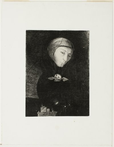 Sad Ascent, deska devět z In Dreams od Odilon Redon