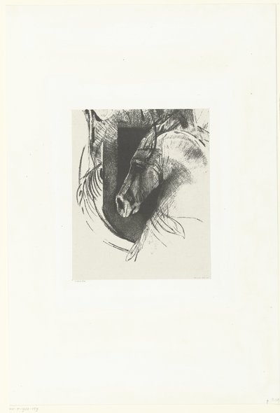 bitva ros Le Courcier (název na objektu) od Odilon Redon