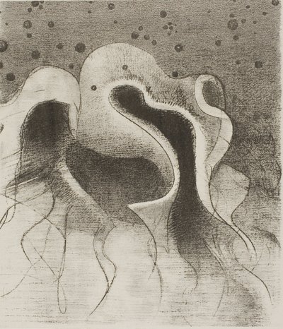 The Beasts of the Sea, Round Like Leather Bottles, deska 22 z 24 od Odilon Redon