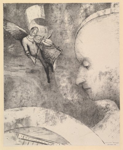 Nebeské umění, 1894. od Odilon Redon