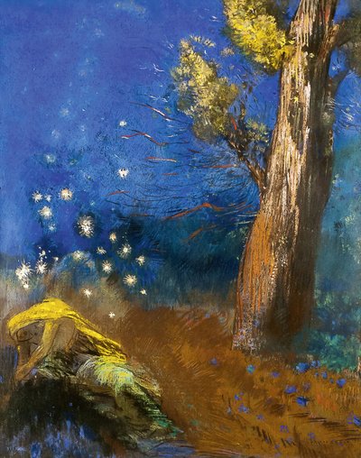 Smrt Buddhy La Mort de Bouddha od Odilon Redon