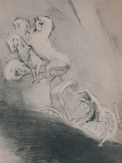 Pád Phaetonu, konec 19. století, 1946 od Odilon Redon