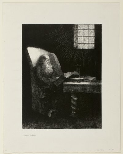 Čtenář od Odilon Redon