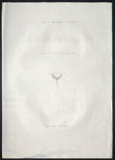 Titulní štítek od Odilon Redon