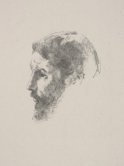 Bez názvu (litho) od Odilon Redon