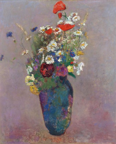 Vize: váza s květinami par Redon, Odilon (1840-1916) od Odilon Redon