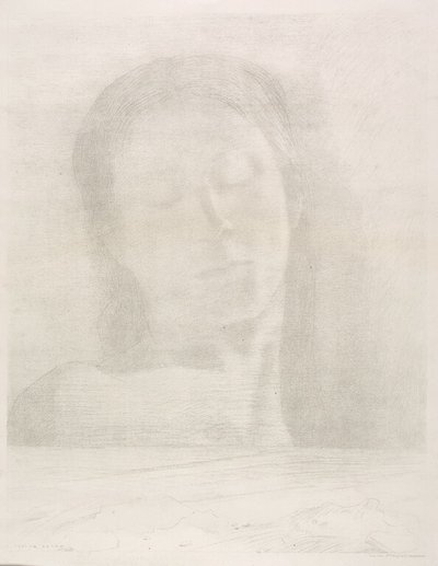 Zavřené oči od Odilon Redon