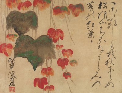 Podzimní Ivy, po roce 1732. od Ogata Kenzan