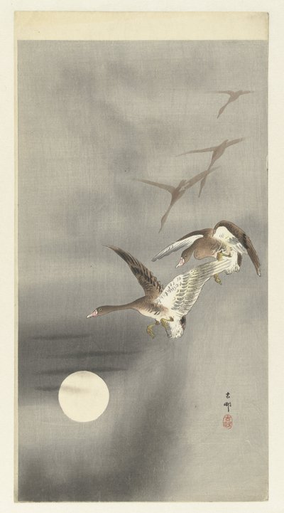 Husy v letu od Ohara Koson