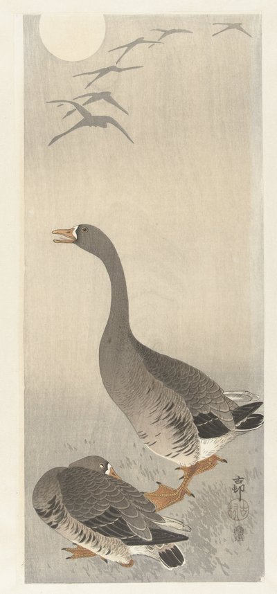 Dvě celé od Ohara Koson