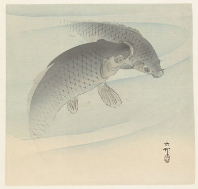 Dva kapři od Ohara Koson