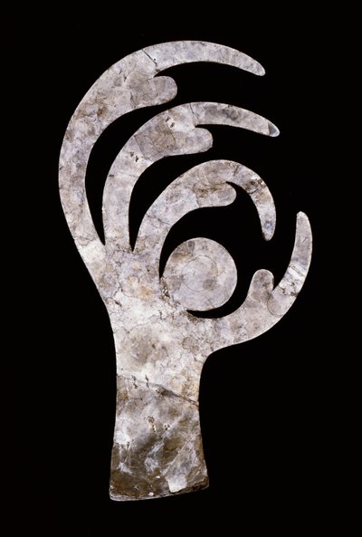 Výřez z ptačího drápu, 200 př. nl-400 n. l. (slída) od Ohio Hopewell culture