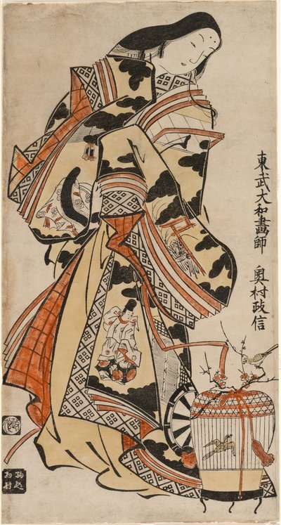 Elegantní dáma od Okumura Masanobu