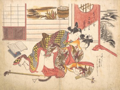 Ložnicová scéna, ca. 1739, ca. 1739. od Okumura Masanobu