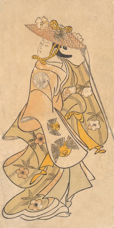 Herec Sanjo Kantaro 1697-1763 jako žena, ca. 1730, ca. 1730. od Okumura Toshinobu