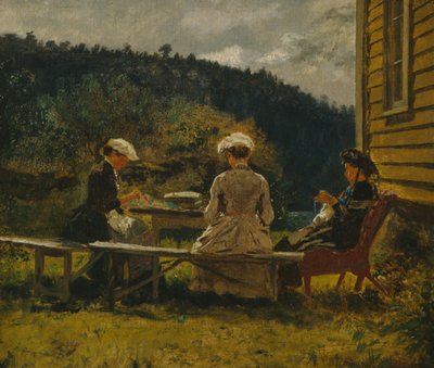 Matka a sestřenice od Olaf Isaachsen