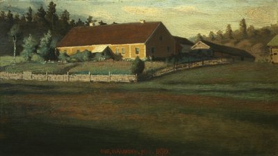 Rychtářova farma v Setesdalu od Olaf Isaachsen