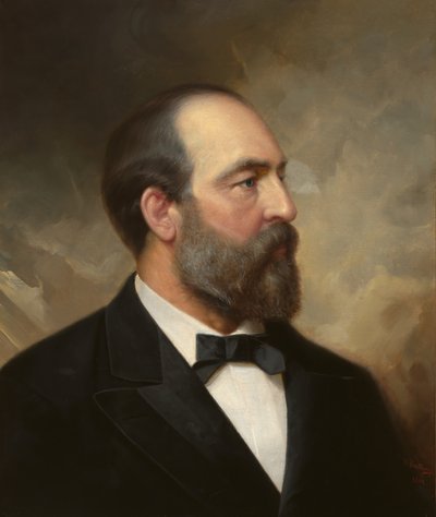 James Abram Garfield (1831-1881) od Ole Peter Hansen Balling