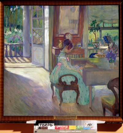 Jarní píseň (obraz) od Olga Lyudvigovna Della-Vos-Kardovskaya