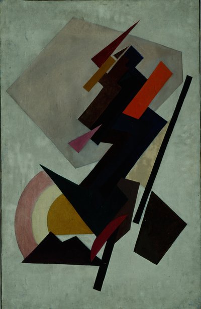 Abstraktní kompozice. Suprematismus, 1910 od Olga Rozanova