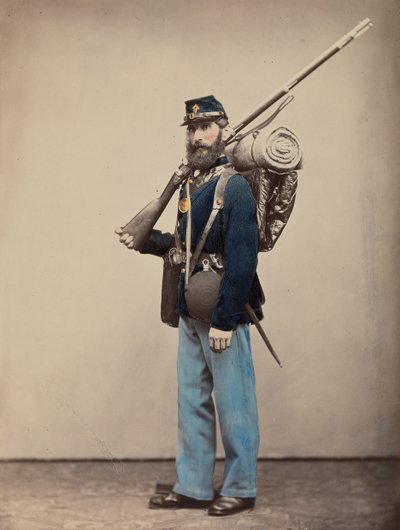 Únava, pochodový řád, 1866. od Oliver H. Willard.