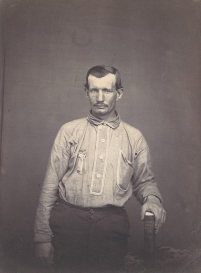 Man Holding Patent Office Book, ca. 1857. od Oliver H. Willard.