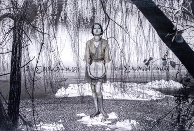 Antimaterie, 2022 (kombinovaná technika na plátně) od Olivia Gozzano