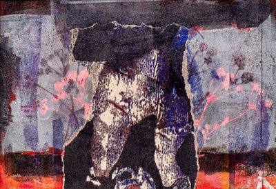 Mixx, 2022 (kombinovaná technika na kartonu) od Olivia Gozzano