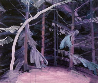 Forêt-noire 2 ,2017 (akryl na plátně) od Olivier Morel