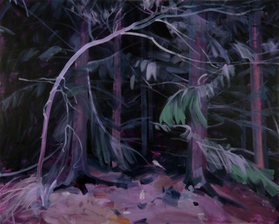 Forêt-noire 9 ,2019 (akryl na plátně) od Olivier Morel