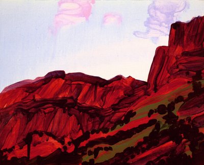 Leukerbad 16, 2012 (akryl na plátně) od Olivier Morel