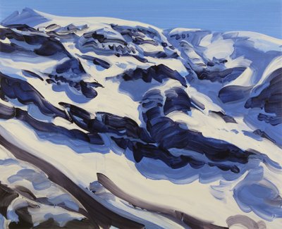 Leukerbad 31, 2014 (akryl na plátně) od Olivier Morel