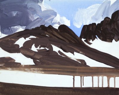 Leukerbad 7, 2012 (akryl na plátně) od Olivier Morel