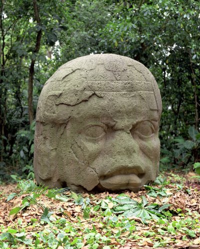 Kolosální hlava 26, předklasické období od Olmec