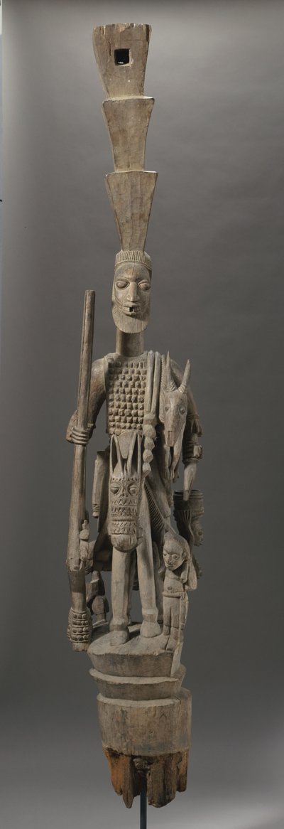 Yoruba veranda post, Nigérie (dřevo) od Olowe of Ise