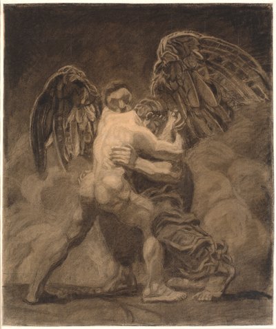 Jakubův boj s andělem od Oluf Hartmann