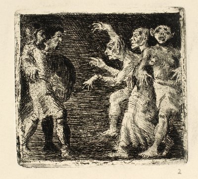 Macbeth a čarodějnice od Oluf Hartmann