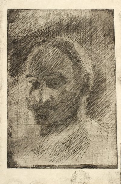 Portrét malíře Henrika Schouboe od Oluf Hartmann
