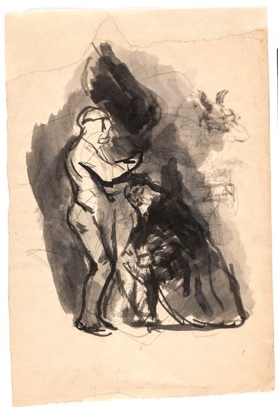 Studie na "Daedalus a Ikarus" od Oluf Hartmann
