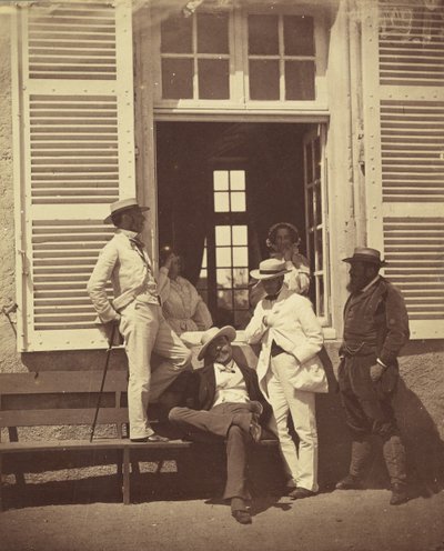 Někteří známí Louise Roberta, ca. 1860. od Olympe Aguado