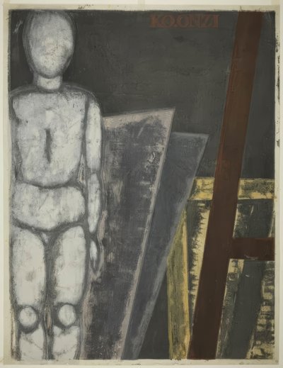 Manekýn ve studiu od Onchi Kôshirô