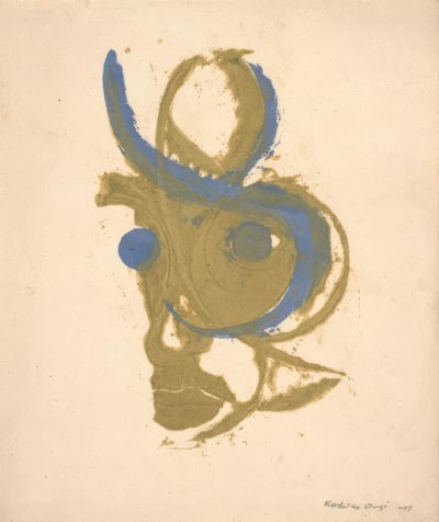 Portrét básníka, vnitřní obraz od Onchi Kôshirô