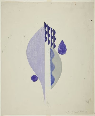 Fialový květ od Onchi Kôshirô